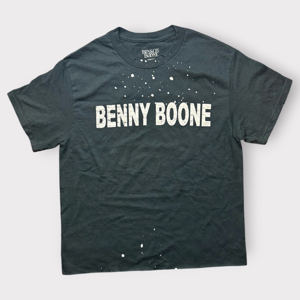 Benson Boone American Heart Tour 2023 T-Shirt Small Black Cropped Concert Tee